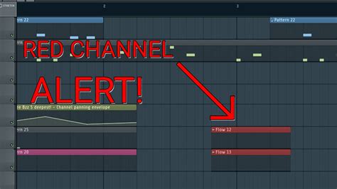 fl studio red channels